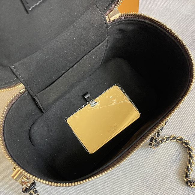 Túi LV hộp Vanity PM monogram nâu 5