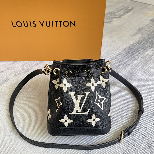 Túi LV Nano Noé rút màu đen TLV127