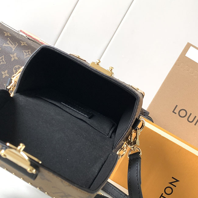 Túi lv dáng Hộp Camera Box đứng like auth 11 8