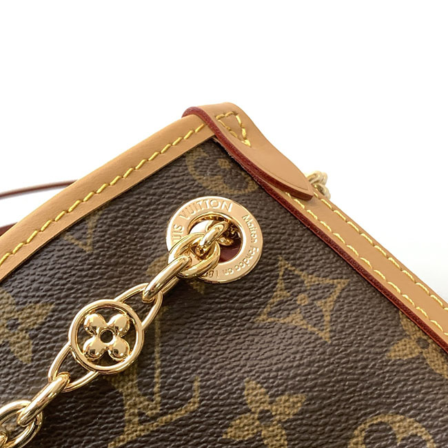 Túi LV CarryAll BB monogram nâu 4