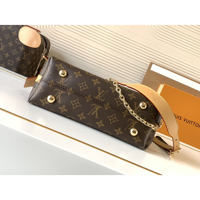 Túi LV CarryAll BB monogram nâu 6