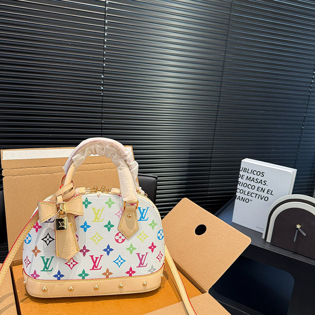 Túi Alma BB LV x TM nhiều màu TLV014