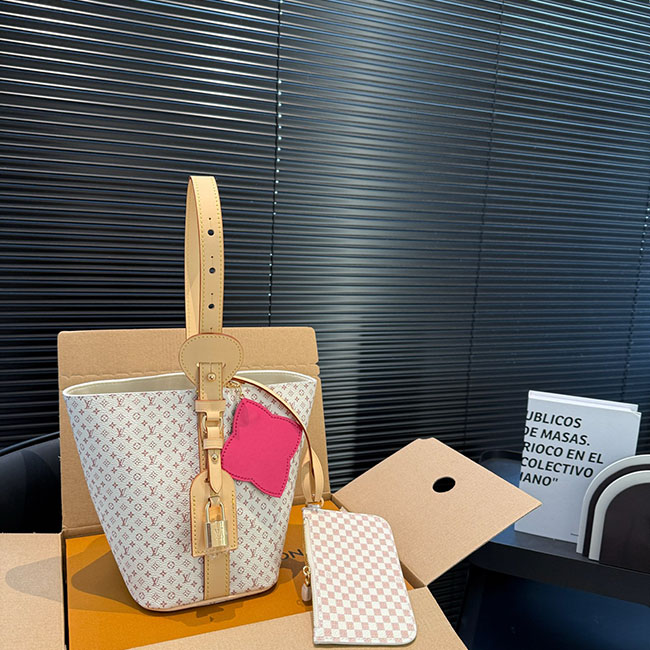 Túi LV All In BB hồng Romance TLV010