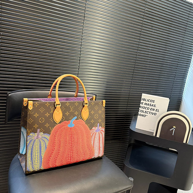 Túi LV OnTheGo MM bí ngô TLV178