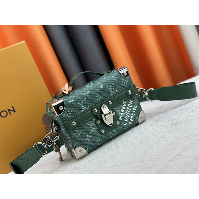 Túi đeo cheo lv soul trunk xanh TN022
