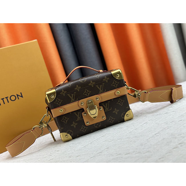 Túi đeo chéo LV soul trunk nâu TN021