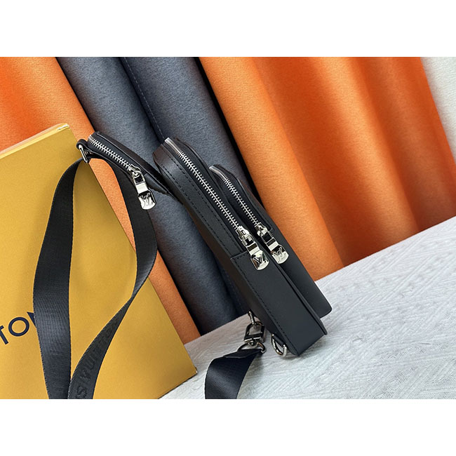 Túi đeo chéo nam LV Avenue Slingbag PM đen 3