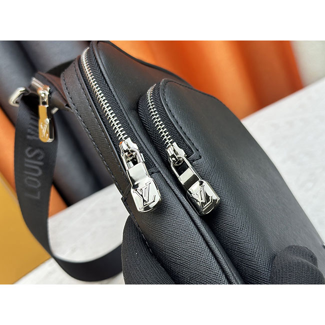 Túi đeo chéo nam LV Avenue Slingbag PM đen 7