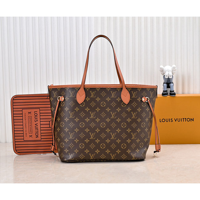 Túi Neverfull Inside Out MM nâu TLV213