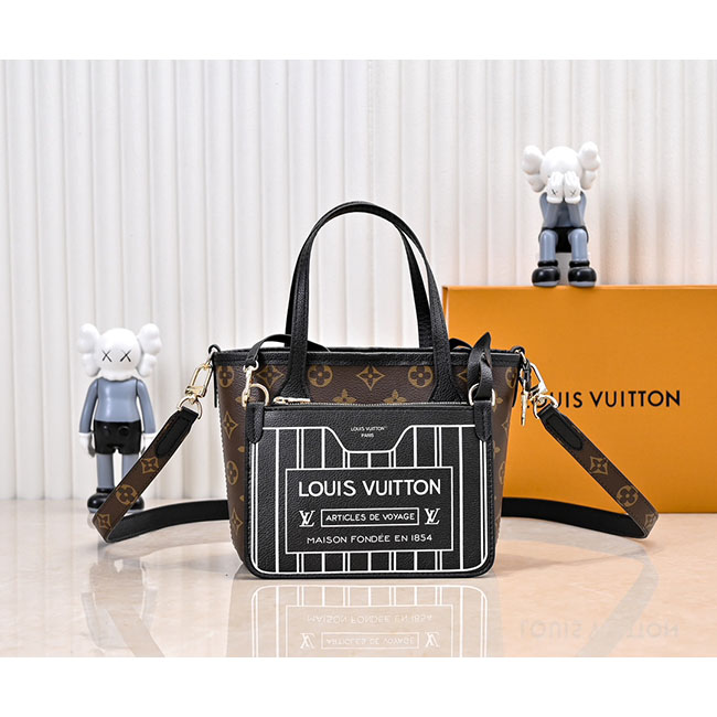 Túi LV Neverfull 2 mặt Bandoulière Inside Out BB