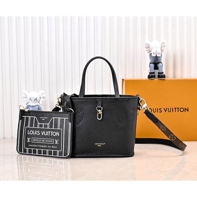 Túi LV Neverfull 2 mặt Bandoulière Inside Out BB 5
