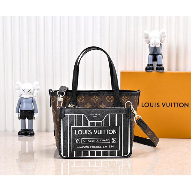 Túi LV Neverfull 2 mặt Bandoulière Inside Out BB