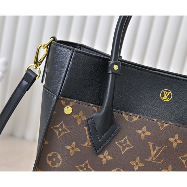 Túi LV On My Side MM đen nâu hàng hiệu 5