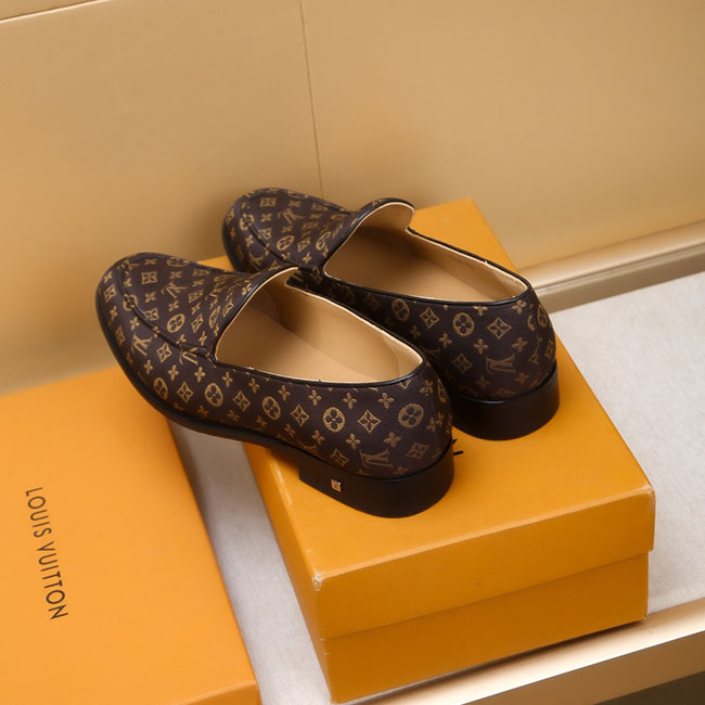 Giày Lười - Loafer LV Họa Tiết Monogram Nam Cao Cấp 7