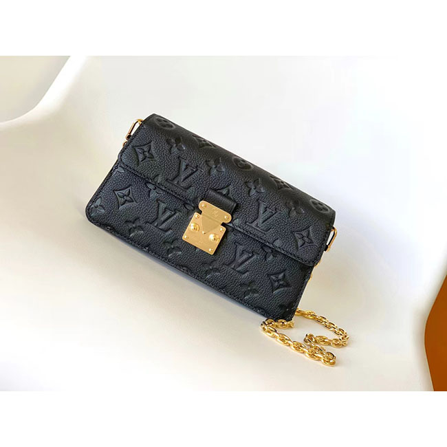Túi LV Wallet On Chain Métis Empreinte đen TLV104