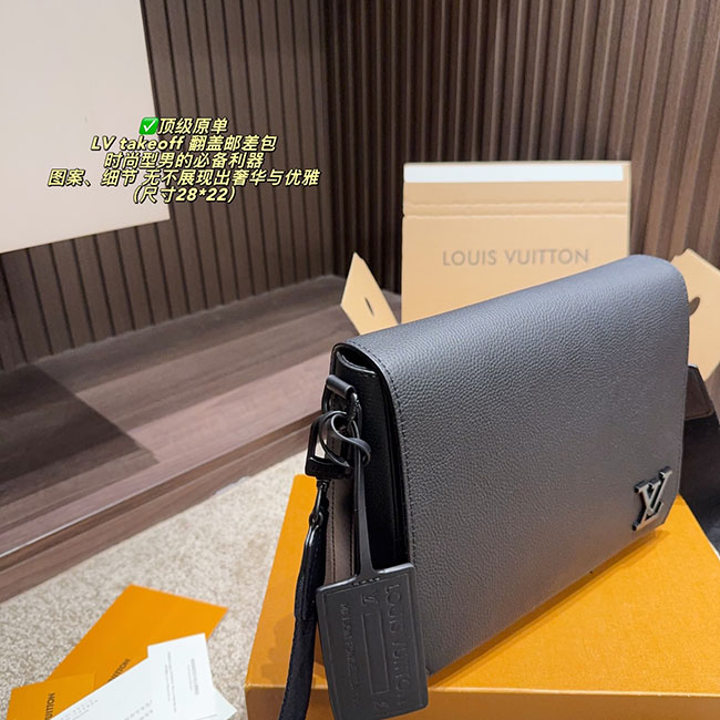 Túi LV Takeoff Messenger Đeo Chéo Nam Like Auth 4