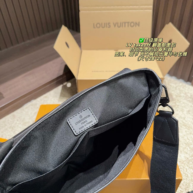 Túi LV Takeoff Messenger Đeo Chéo Nam Like Auth 5