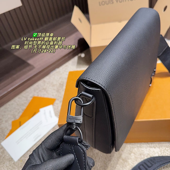 Túi LV Takeoff Messenger Đeo Chéo Nam Like Auth 6