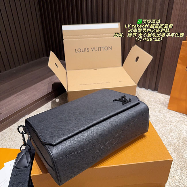 Túi LV Takeoff Messenger Đeo Chéo Nam Like Auth 3