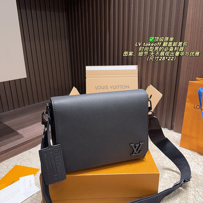 Túi LV Takeoff Messenger Đeo Chéo Nam Like Auth 7