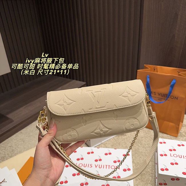 (7 màu) Túi LV Wallet On Chain Ivy vàng nhạt TLV116