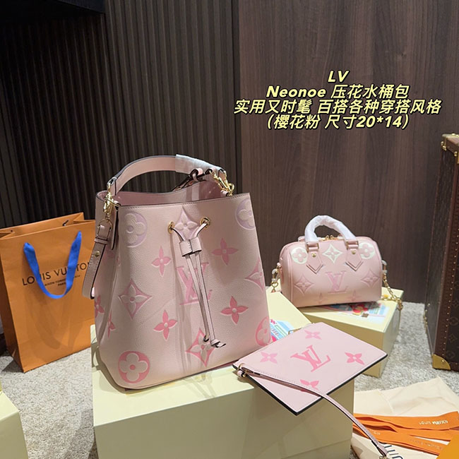 Túi Néonoé BB Monogram Màu Hồng TLV045