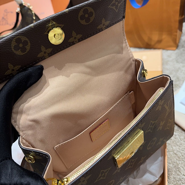 Túi LV Cluny mini Monogram Nâu sang trọng 6