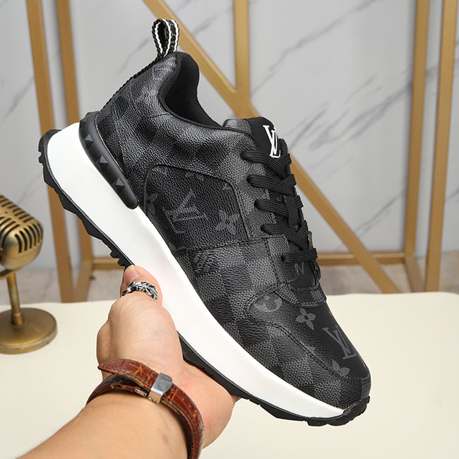 Giày thể thao lv nam đen MK417