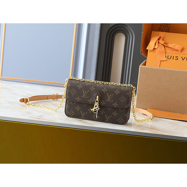 Túi LV Bloom monogram nâu sang trọng