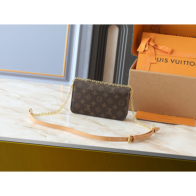 Túi LV Bloom monogram nâu sang trọng 2