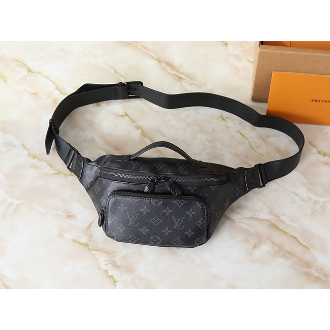 Túi bao tử lv Rush Bumbag đen monogram TNLV62