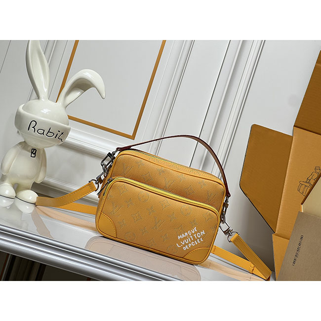 Túi đeo chéo nam lv nil vàng TNLV027