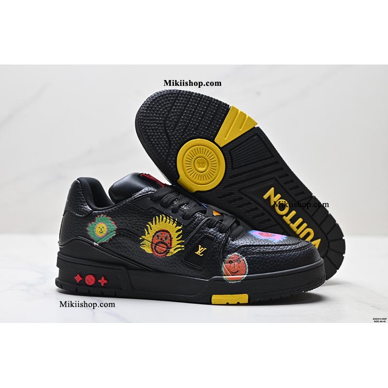 Giày trainer LV x Yayoi Kusama sneaker GLV6