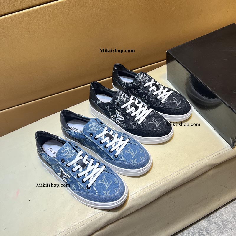 Giày sneaker LV bò 2 màu MK49