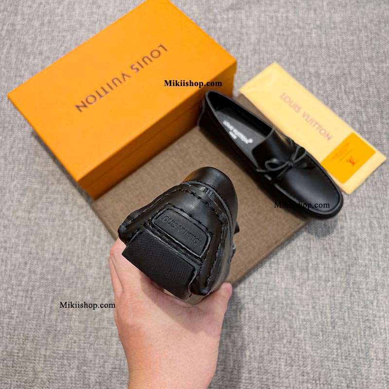 Giày Lười LV Đen Lì Nam Cao Cấp đa dạng mẫu 3