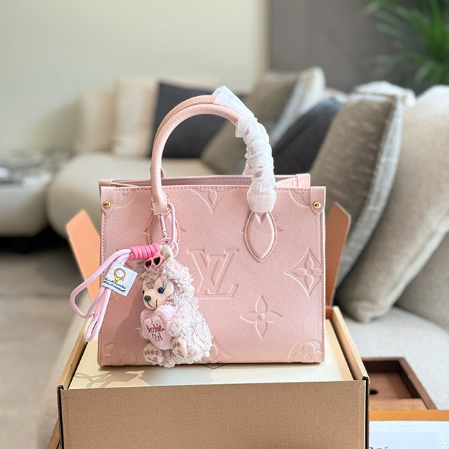 Túi LV OnTheGo PM Monogram Hồng TLV150