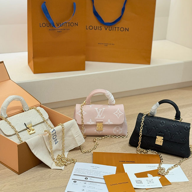 (3 màu)Túi LV Nano Madeleine dập nổi TLV028