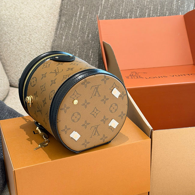 Túi LV Cannes hộp trống tròn hàng hiệu 8