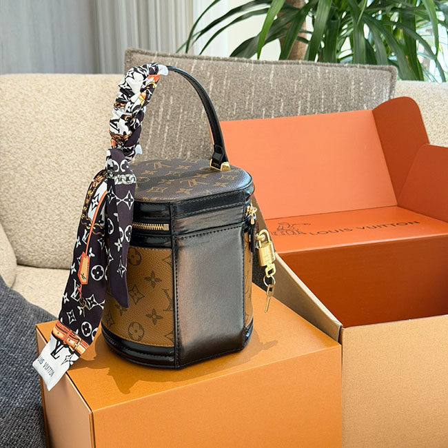 Túi LV Cannes hộp trống tròn hàng hiệu 5