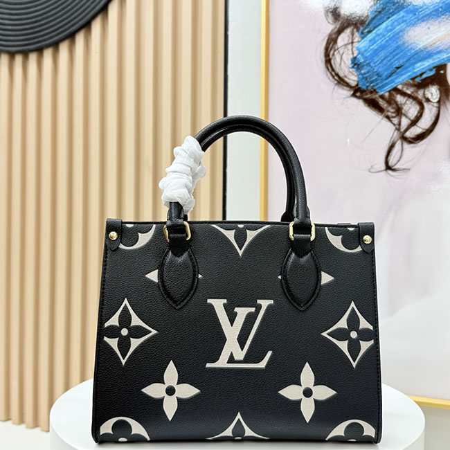 Túi LV OnTheGo PM Da Bicolo Đen TLV157