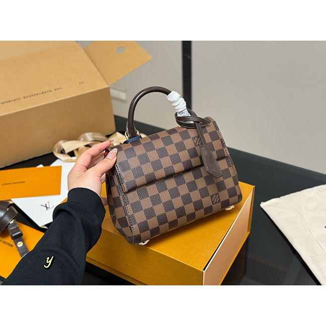 Túi LV Cluny mini Monogram caro Nâu TLV134