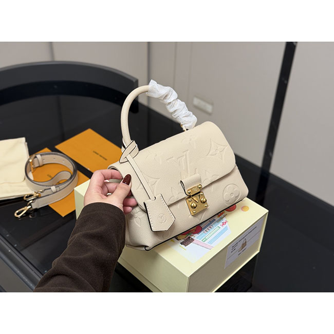 Túi LV madeleine bb màu be TLV025
